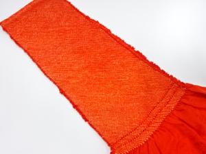 正絹　振袖用　絞り　帯揚げ